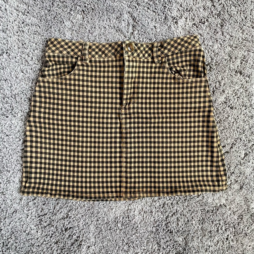 Kendall & Kylie Plaid Skirt